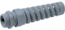 Cable gland with bend protection, PG21, 33 mm, Clamping range 13 to 18 mm, IP68, silver gray, 53015650