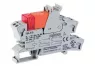 Relay module, Uin 115VAC, 2 changeover contacts, 8A, Red status, Module width 15 mm, 2,50 mm², gray