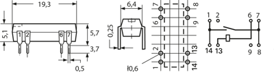 1-1393763-0 AXICOM Reed Relays Image 2