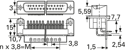 2-1393480-3 AMP D-Sub Connectors Image 2