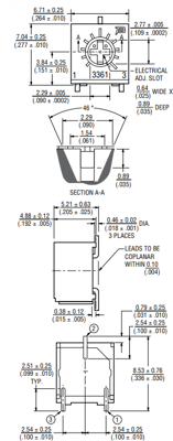 3361P-1-102GLF Bourns Electronics GmbH Trimmer Potentiometers Image 2