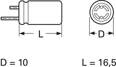 E-KSU388 Frolyt Electrolytic Capacitors Image 2