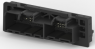 Connector, 44 pole, pitch 2.54 mm, angled, black, 1-2288241-1