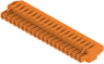 Socket header, 20 pole, pitch 5 mm, angled, orange, 1958700000