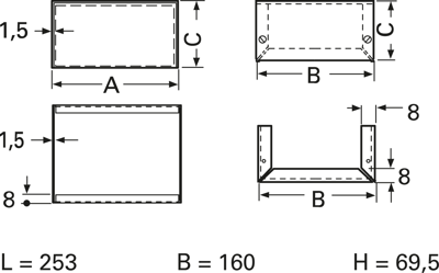 385.18 SCHW./SILBER Teko General Purpose Enclosures Image 2