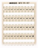 Marking strip for connection terminal, 209-602