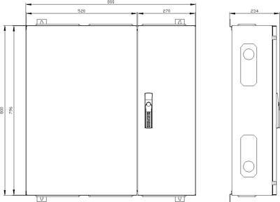 8GK1122-3KA32 Siemens Switch Cabinets, server cabinets Image 2