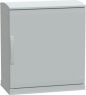 Control cabinet, (H x W x D) 750 x 750 x 420 mm, IP44, polyester, light gray, NSYPLAZT774G