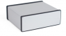 Aluminum enclosure, (L x W x H) 160 x 191 x 66 mm, natural, IP54, 1455U1601