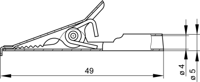 AGF 30 Hirschmann Test & Measurement Aligator Clips Image 2