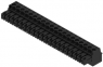 Socket header, 20 pole, pitch 3.81 mm, straight, black, 1941000000