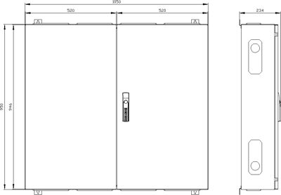 8GK1133-4KA42 Siemens Switch Cabinets, server cabinets Image 2