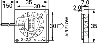 HYB35E05 SEPA Radial Fans Image 2