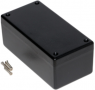 ABS enclosure, (L x W x H) 104 x 66 x 33 mm, black (RAL 9005), IP65, 1594CWBK