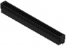 Pin header, 32 pole, pitch 3.5 mm, straight, black, 1290760000
