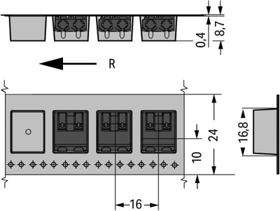 2061-1622/998-404 WAGO PCB Terminal Blocks Image 5