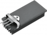 Extruded heatsink, 37.5 x 34 x 20 mm, 7.9 K/W, black anodized