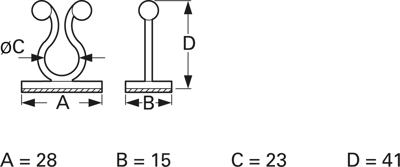 6561AA00AS fastpoint Cable Holders Image 2