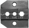 Crimping die for fiber optic connectors, 624 155 3 0