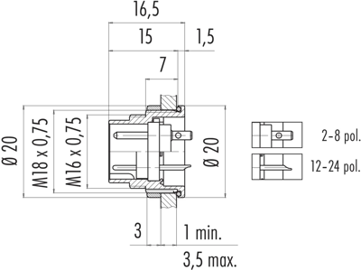 09 0103 89 02 binder Other Circular Connectors Image 2