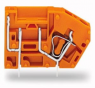 PCB terminal, 1 pole, pitch 5.08 mm, AWG 28-12, 16 A, cage clamp, orange, 742-116