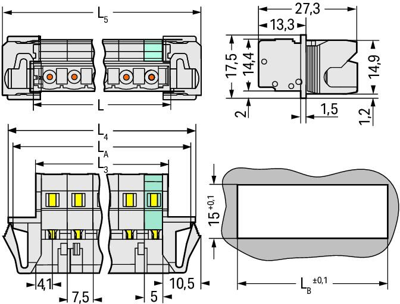 723-603/114-042 WAGO PCB Connection Systems Image 2