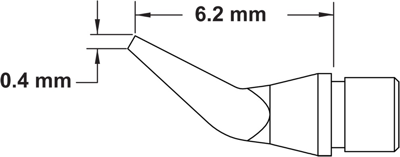 MFT-7CNB6204 METCAL Soldering tips, desoldering tips and hot air nozzles Image 3