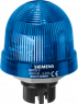 Integrated signal lamp, continuous light 12-230 VUC blue