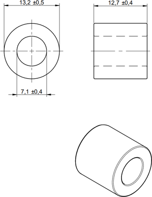 74270106 Würth Elektronik eiSos Ferrite cable cores Image 2