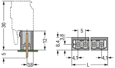 231-134/001-000 WAGO PCB Connection Systems Image 2