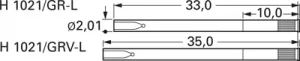 H 1021 GR-L-AU PTR Accessories for Contact Probes