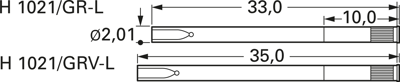 H 1021 GR-L-AU PTR Accessories for Contact Probes