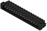 Pin header, 16 pole, pitch 3.5 mm, straight, black, 1804840000