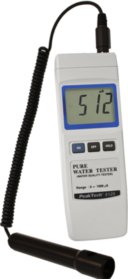 P 5125 PeakTech Conductivity, PH-Meter, Refractometer Image 1