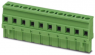 Socket header, 11 pole, pitch 7.62 mm, straight, green, 1832617