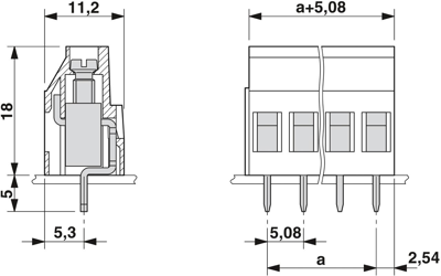 1718414 Phoenix Contact PCB Terminal Blocks Image 2