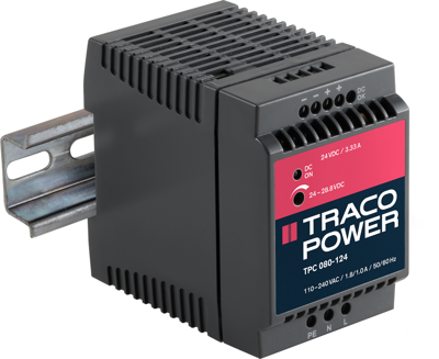 TPC 080-124 TRACO POWER DIN Rail Power Supplies