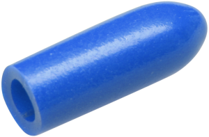 Snap-on lever cap, cylindrical, Ø 3.5 mm, (H) 11 mm, blue, for toggle switch, U271