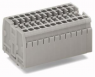 Terminal block compact block, 11 pole, pitch 5 mm, 0.08-2.5 mm², AWG 28-12, 24 A, 500 V, spring-cage connection, 869-161