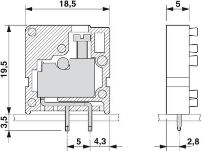 1700244 Phoenix Contact PCB Terminal Blocks Image 2