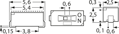 CHS-01A Nidec Copal Slide Switches and Coding Switches