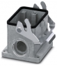 Bulkhead housing, size B48, die-cast aluminum, 2 x M40, angled, longitudinal bow locking, IP66/IP67, 1424868