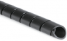 Spiral hose for standard applications, max. bundle Ø 20 mm, 5 m long, PE, black, 161-41104