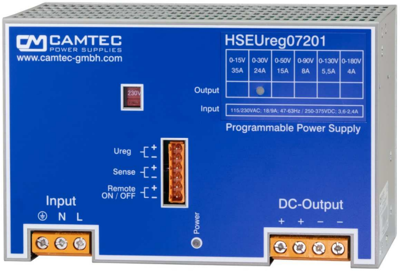 HSEUREG07201.130 CAMTEC DIN Rail Power Supplies