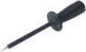 Test probe, socket 4 mm, rigid, 1 kV, black, PRUEF 2600 C2 SW