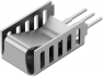 Clip-on heatsink, 21 x 13 x 9 mm, 24.4 K/W, solderable surface