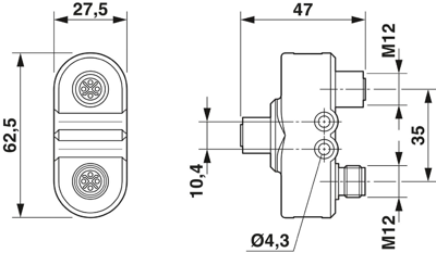 1080249 Phoenix Contact Sensor-Actuator Adapter Image 2