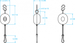 Positioner GM31, 1-10LB/0.5-4.5KG, 4.7FT/1.4M