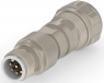 Circular connector, 8 pole, crimp connection, straight, 1-2312547-2