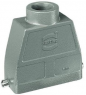 Grommet housing, size 10B, die-cast aluminum, PG29, straight, longitudinal bow locking, IP44/IP65/IP67, 09300100443